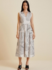 VESTIDO MIDI DECOTE V DETALHE MARTINGALE