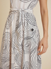 VESTIDO MIDI DECOTE V DETALHE MARTINGALE