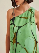 BLUSA DECOTE ASSIMETRICO ALÇA DETALHE ALÇA