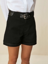 SHORTS MORENA ROSA FIVE POCKETS COM CINTO