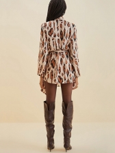 VESTIDO SOLTO DECOTE TRANSPASSADO MANGA LONGA CURTO