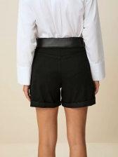 SHORTS MORENA ROSA FIVE POCKETS COM CINTO