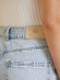 Calca Morena Rosa Reta Cós Alto Bolso Relogio Jeans