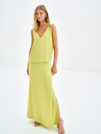 BLUSA COM ALÇAS VERDE M